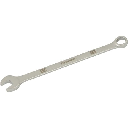Dynamic Tools 10mm 12 Point Combination Wrench, Mirror Chrome Finish D074110
